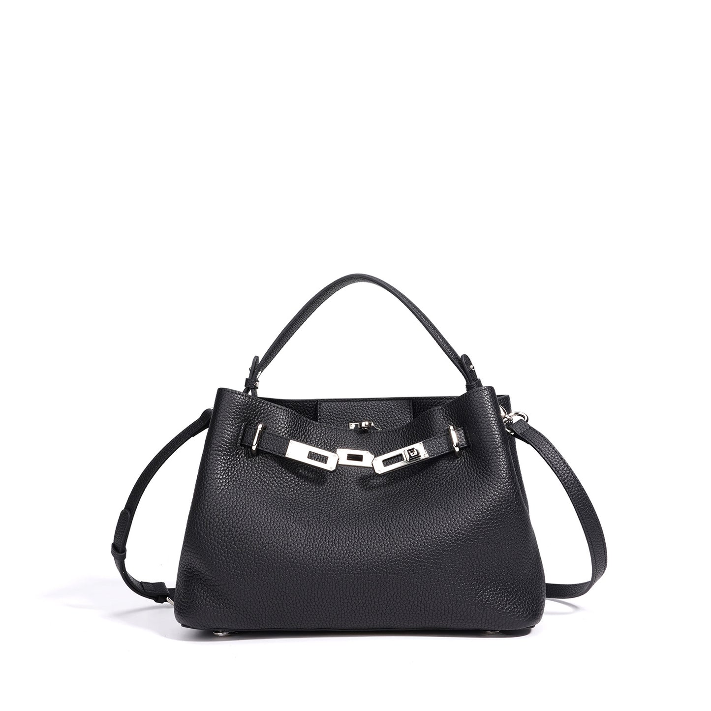 First Layer Cowhide Kelly Genuine Leather Women's Handbag