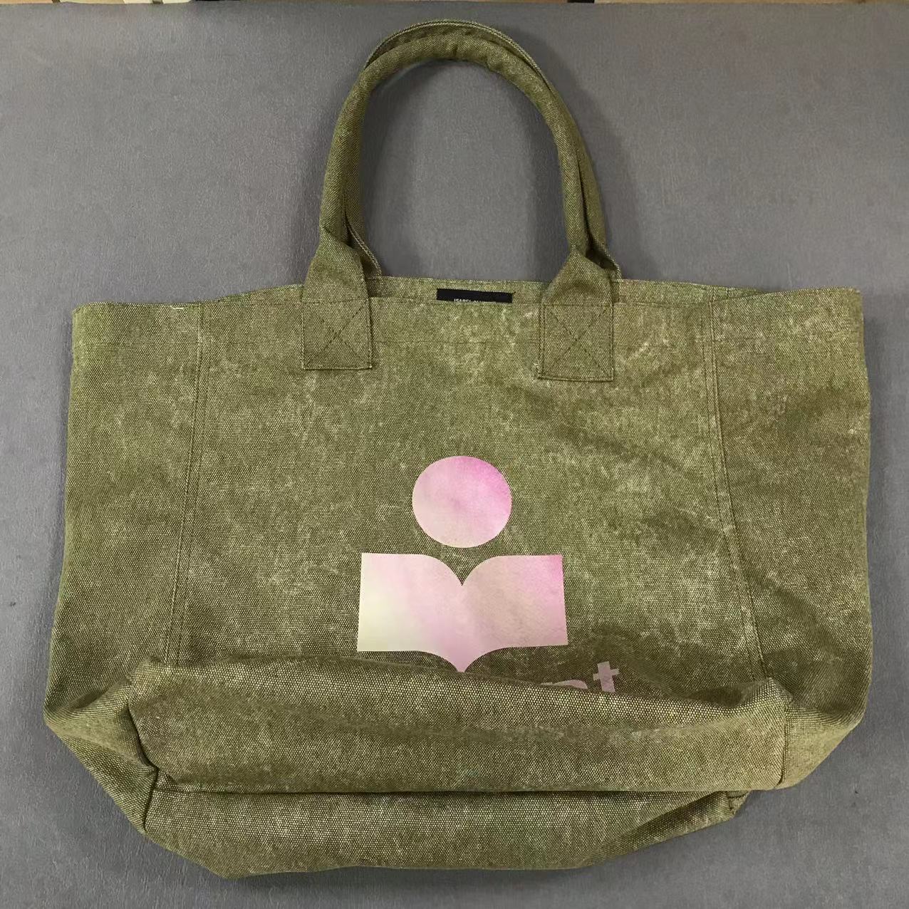 Women's & Men's Canvas Leisure Shopping Tote Bag