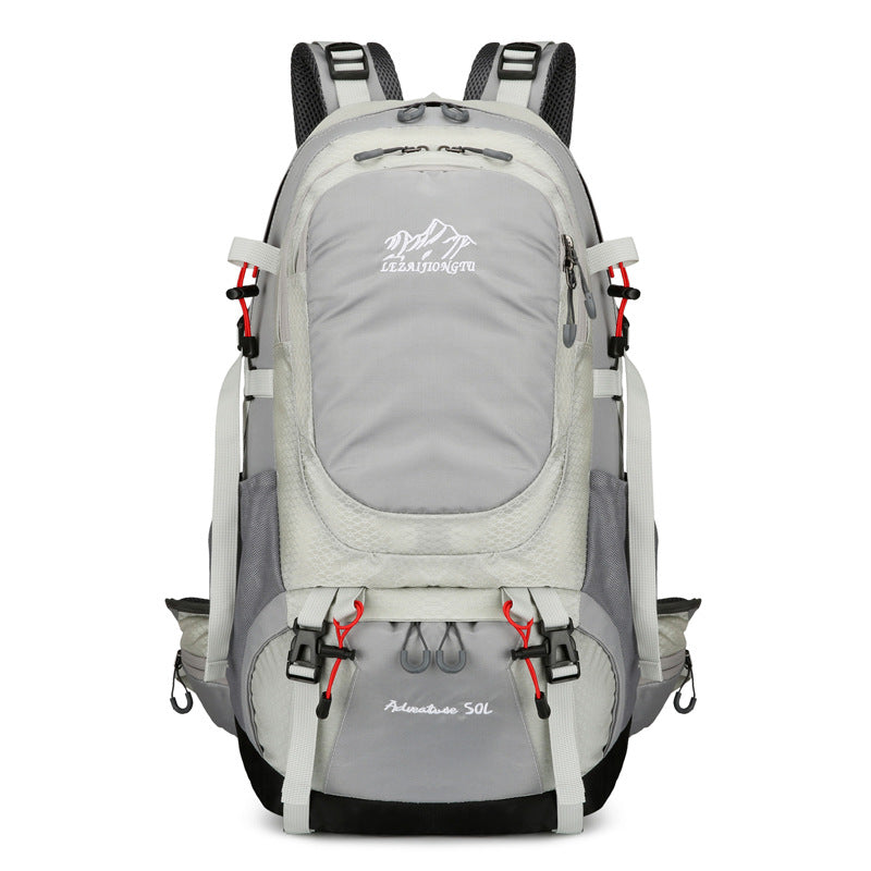 Men's Hiking Large Capacity Steel Bracket Rain Sports Backpack