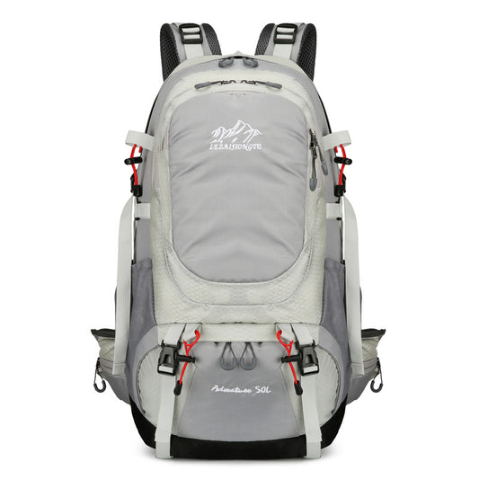 Men's Hiking Large Capacity Steel Bracket Rain Sports Backpack
