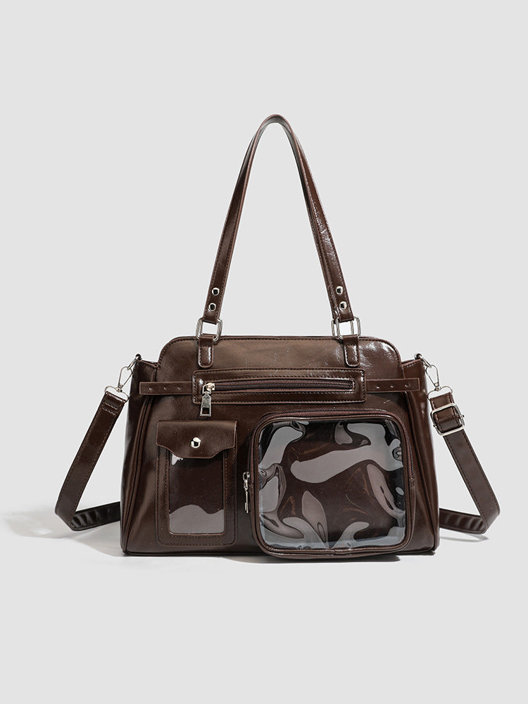 Large Capacity Two-dimensional Uniform Cartoon Fashion Simple College Style Tote Bags