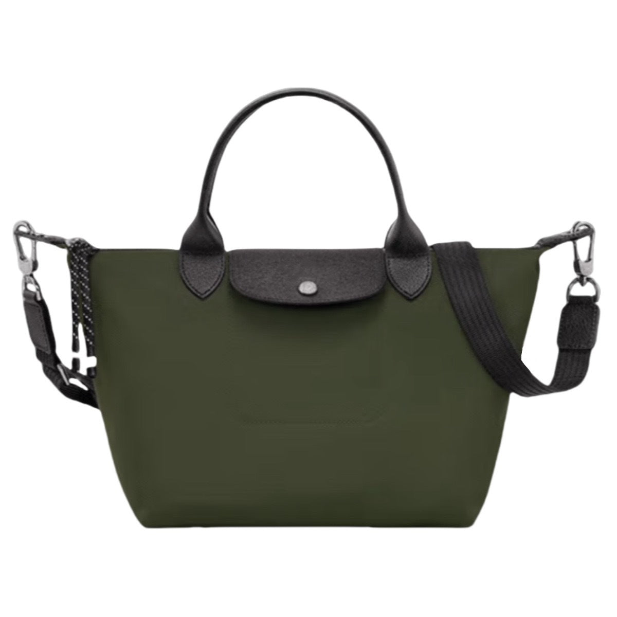 French Second Generation Twill Type Short Dumpling Portable Commuter Large Women's Handbag