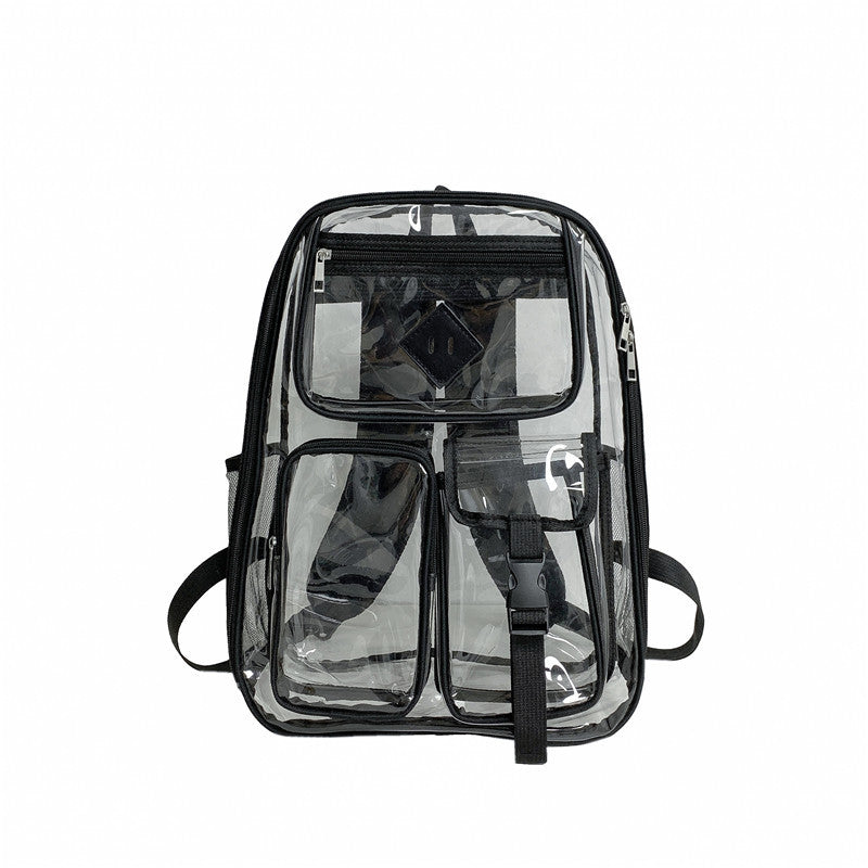 Women's & Men's Transparent Gel Korean Junior High Bags