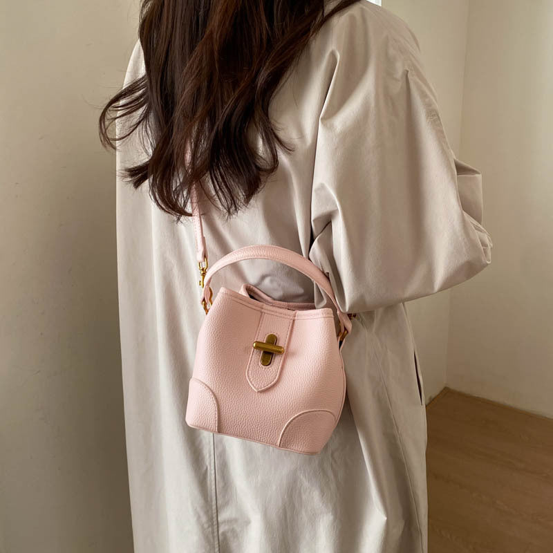 Women's Retro Minority Pink Fashionable High-grade Simple Bags