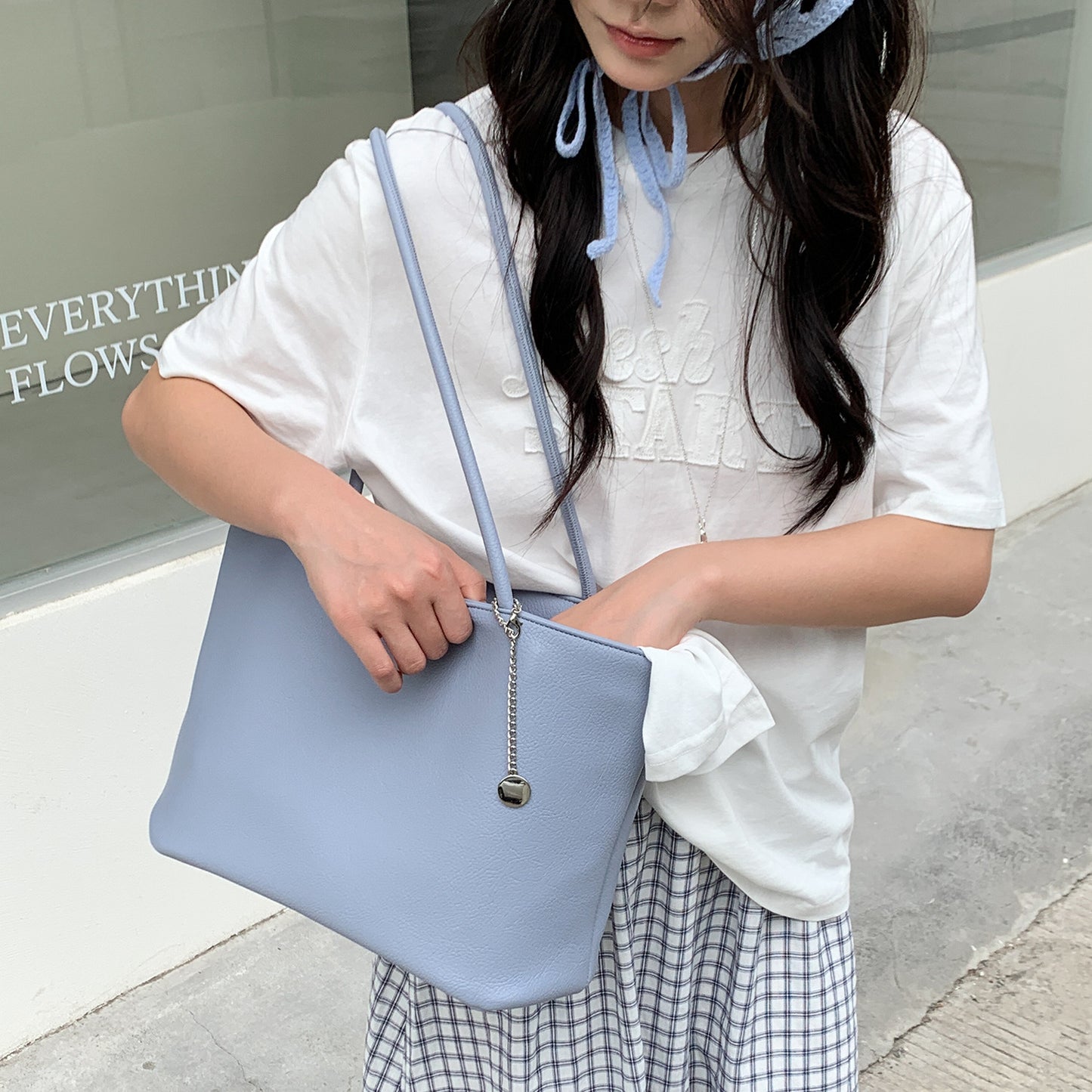 Women's Commute Big Solid Color Fashion Large Shoulder Bags