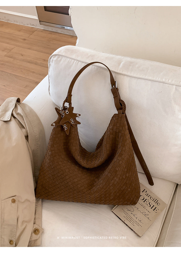 Women's Korean Style Lazy Large Capacity Vintage Women's Shoulder Bag