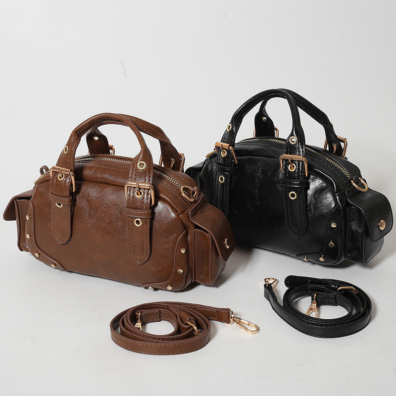 Motorcycle Fashion Commuter Versatile Large Capacity Women's Shoulder Bag