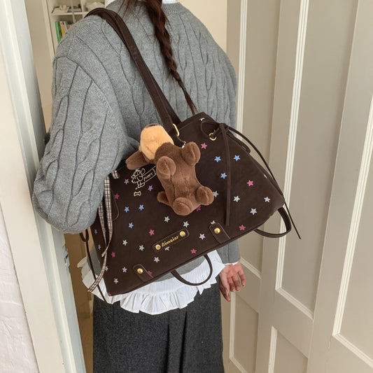 Niche Suede Underarm Trendy Fashion Commuter Women's Messenger Bag
