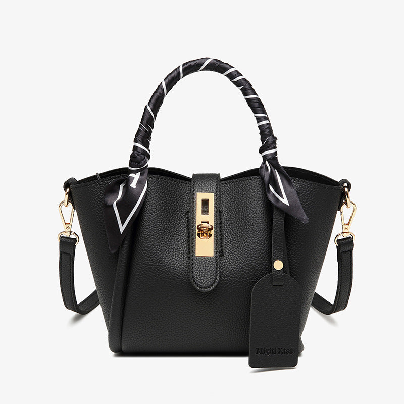 Fashion Scarf Composite Niche Commuter Portable Cross Body Vegetable Women's Handbag