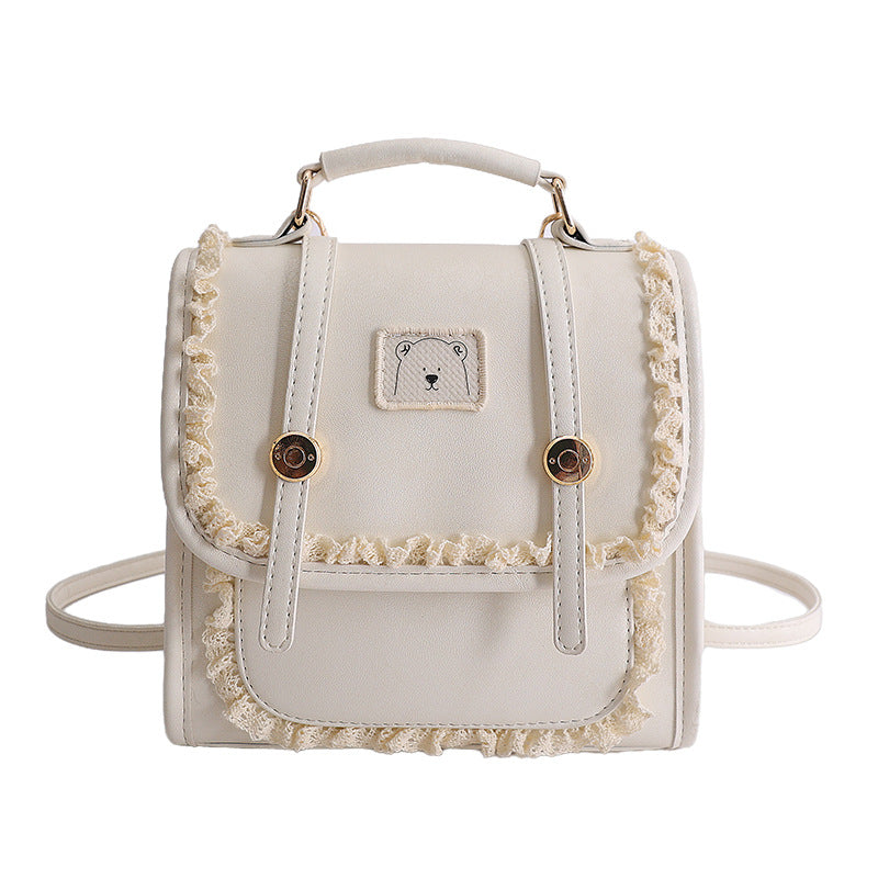 Women's College Style Niche Sweet Lace Fashionable Women's Backpack