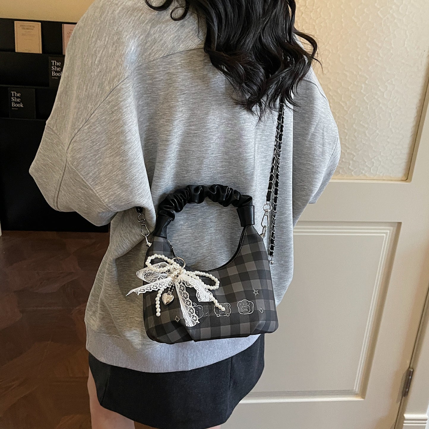Women's Korean Style Niche Pleated Fashion High-grade Underarm Bag