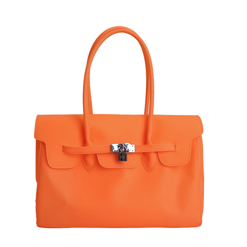 Gel Kelly Summer Large Capacity Platinum Women's Handbag