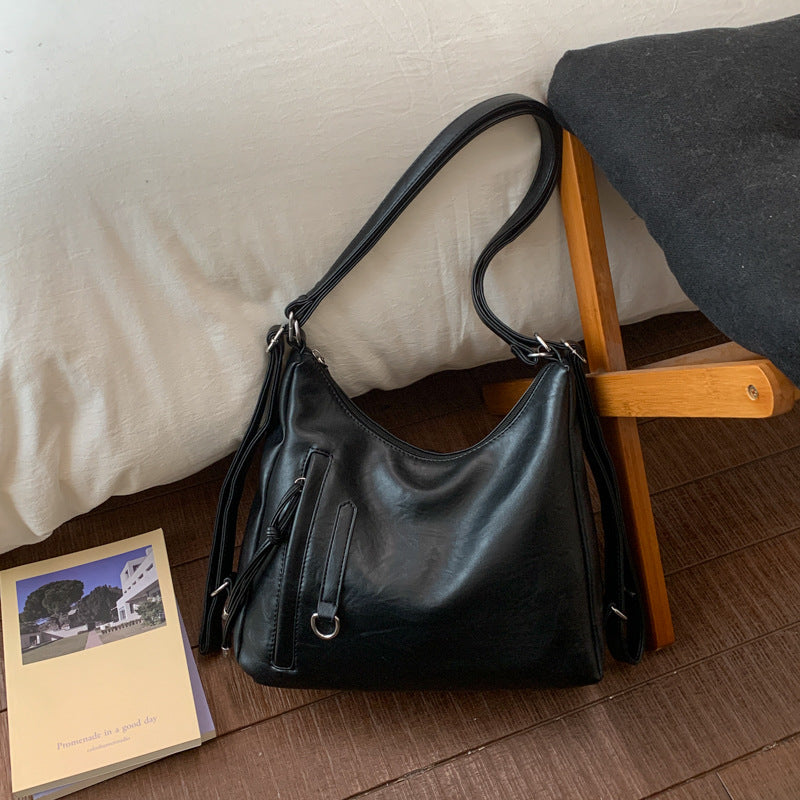 New Women's Commuter Retro Large Capacity Underarm Bag