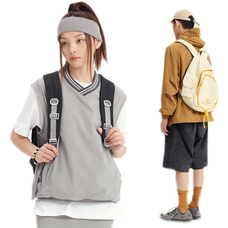 Women's Hello Niche Goose Egg Simple Versatile Large Capacity Men's Messenger Bag