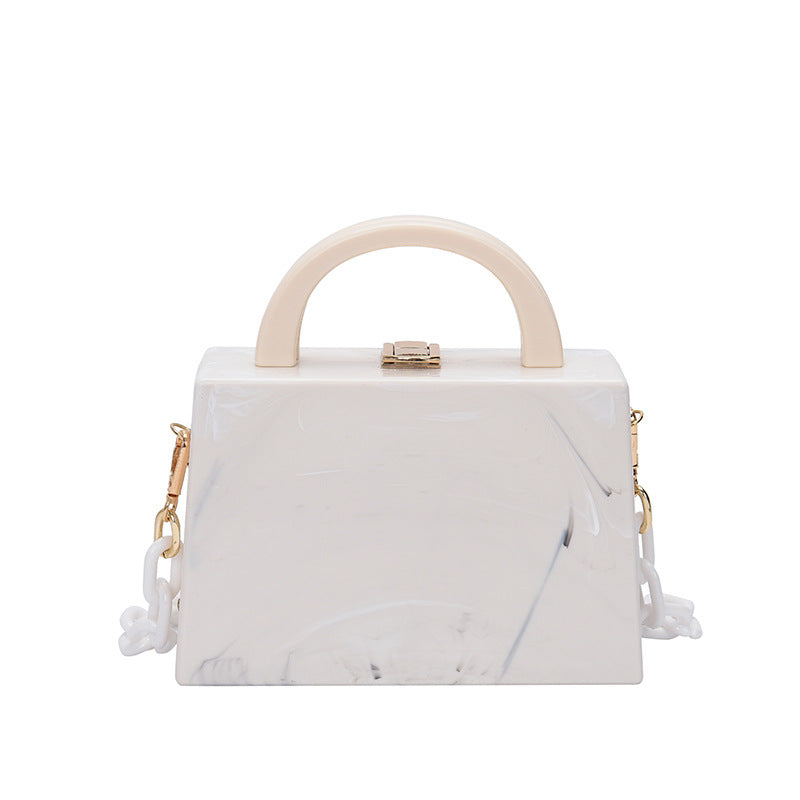 Women's Autumn Acrylic Chain Plastic Western Style Women's Handbag