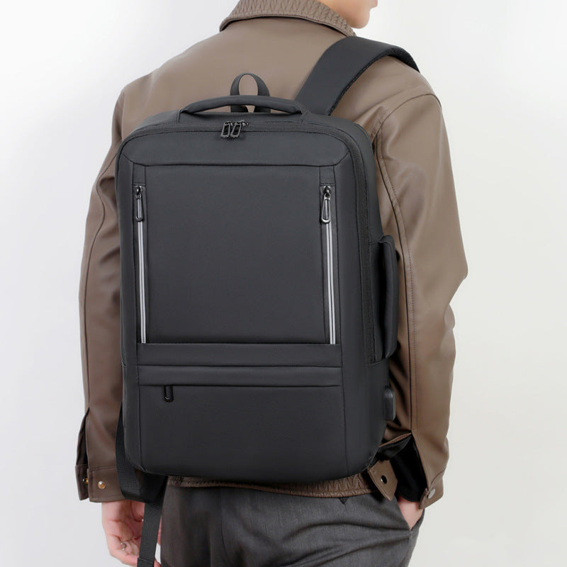 Men's Large Capacity Business Computer Scalable Storage Leisure Backpack