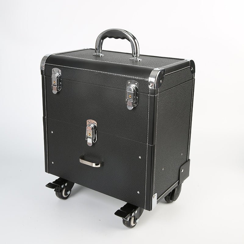 Professional Tattoo Embroidery Nail Beauty Box Brake Large Capacity Storage Cosmetic Cases