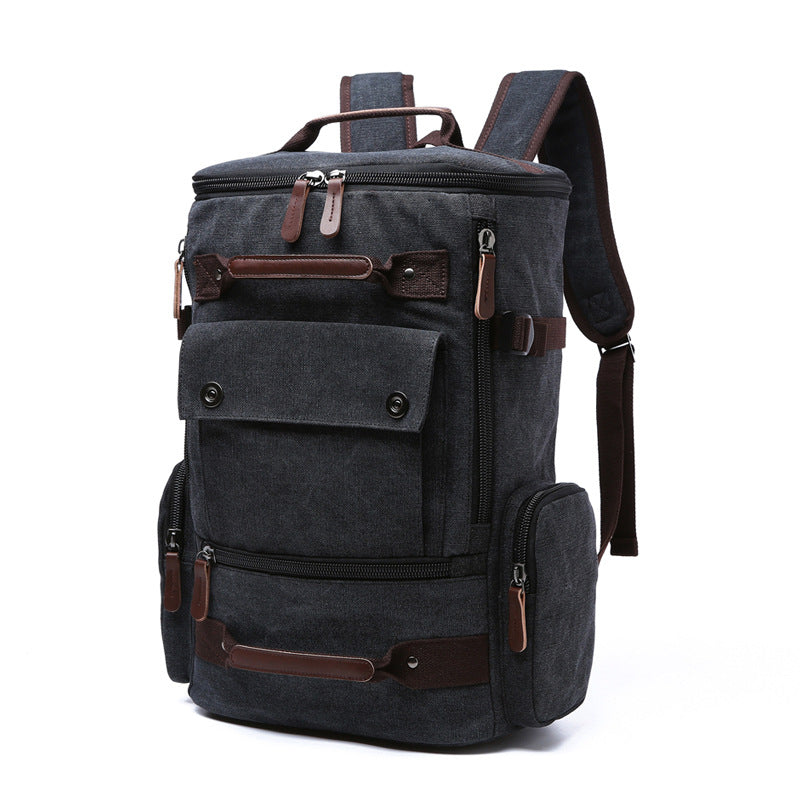 Glamorous Retro Canvas Large Capacity Durable Backpacks