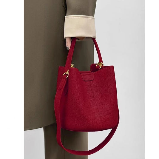 Women's Red High-grade Large Capacity Bridal Wedding Women's Handbag