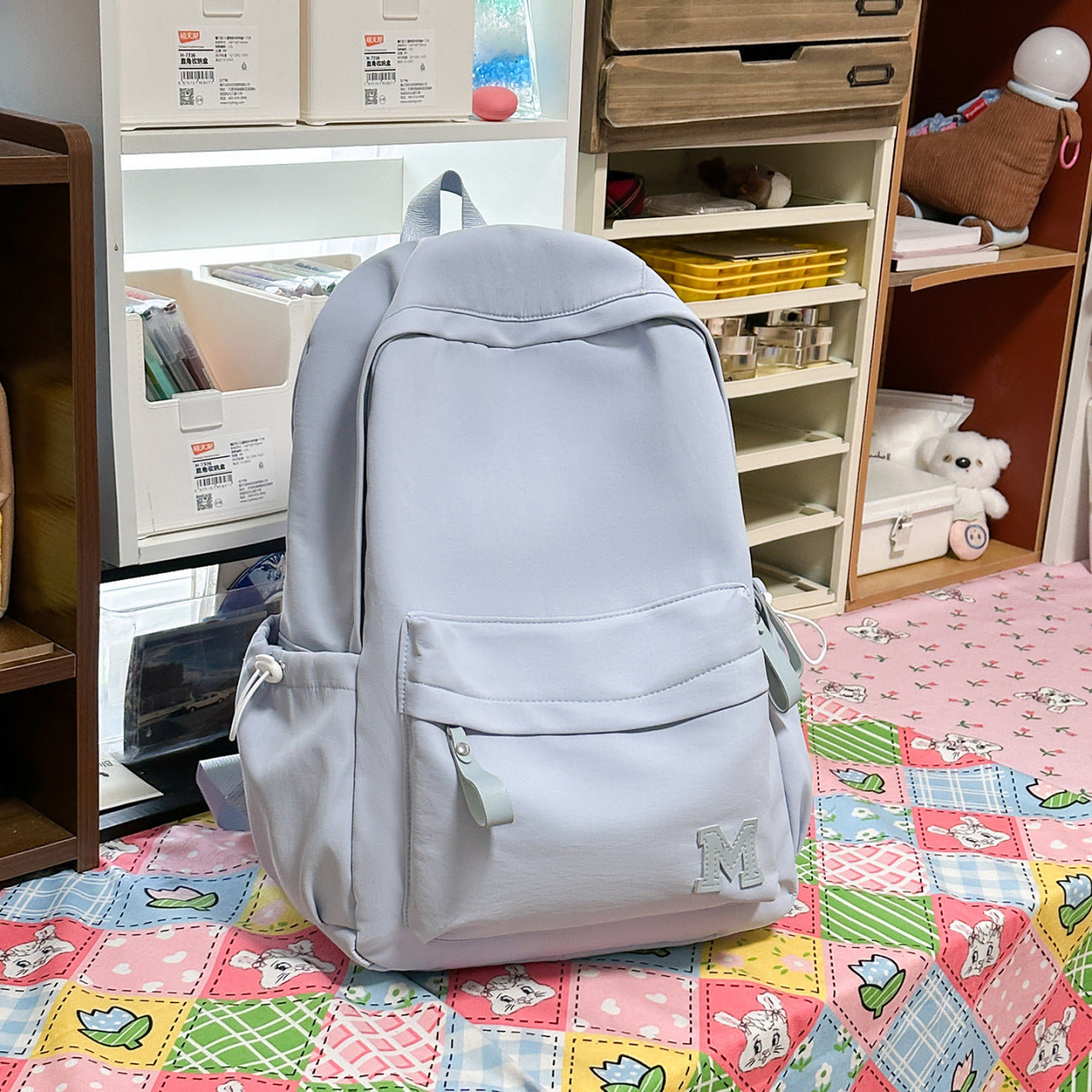 Letter Trendy High College Simple Versatile Women's Backpack