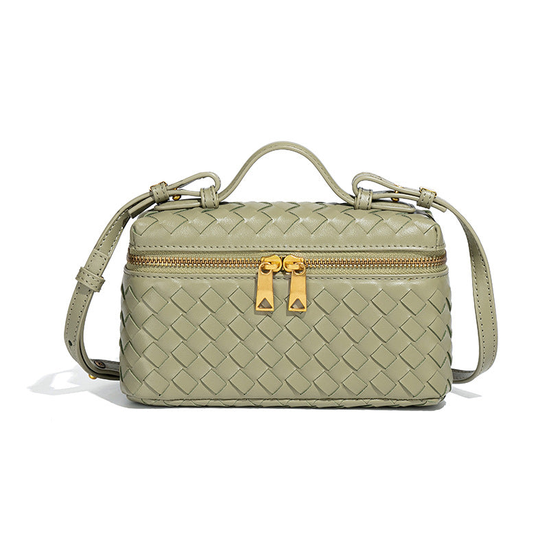 Women's Lunch Box Woven Retro Easy Matching Portable Women's Handbag