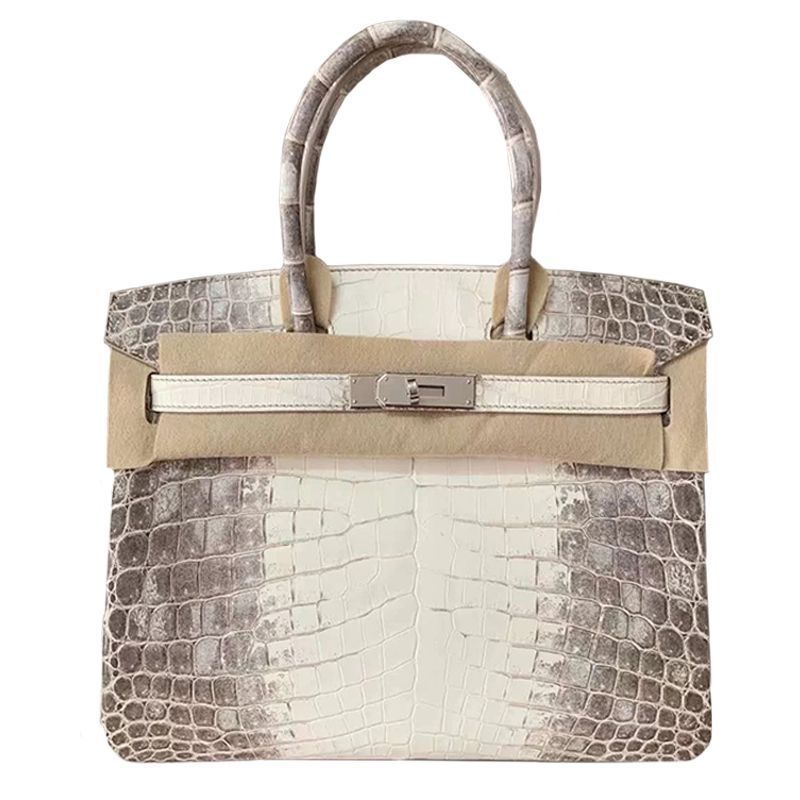 Women's Gradient Crocodile Pattern Genuine Leather Commuter Women's Handbag