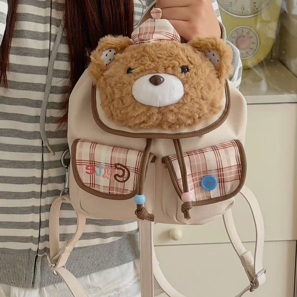 Cute Plush Doll Good-looking Cartoon Commuting Bags