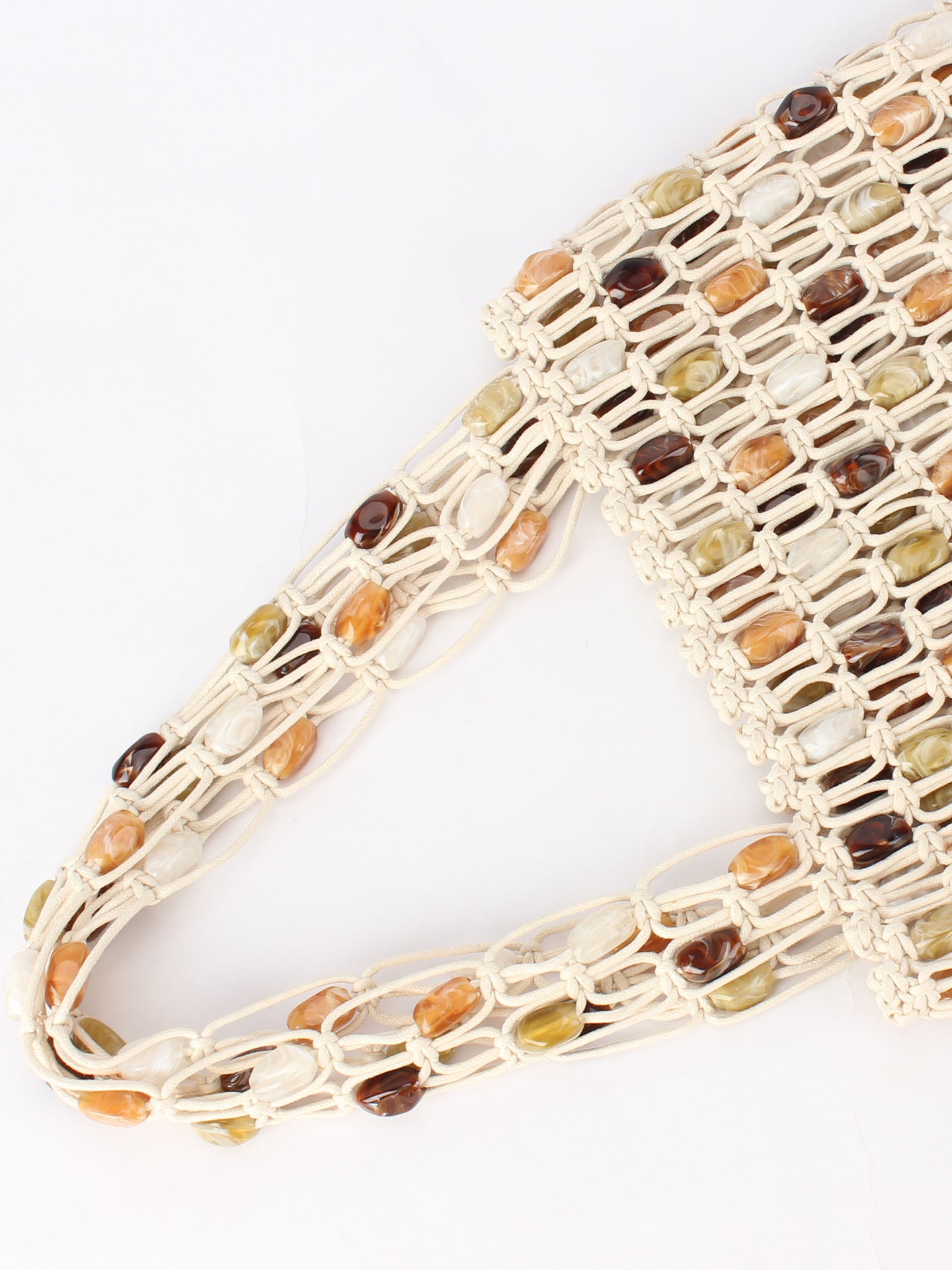 Women's Hand-woven Design Beaded High-grade Retro Large Women's Handbag