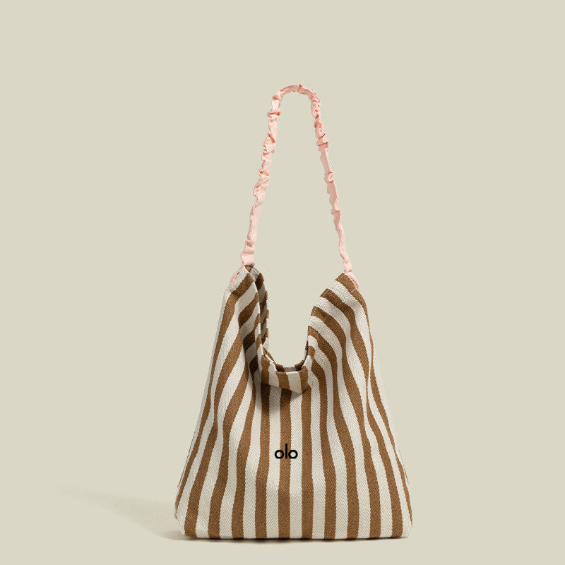 Large Capacity Canvas Female Idle Style Women's Shoulder Bag
