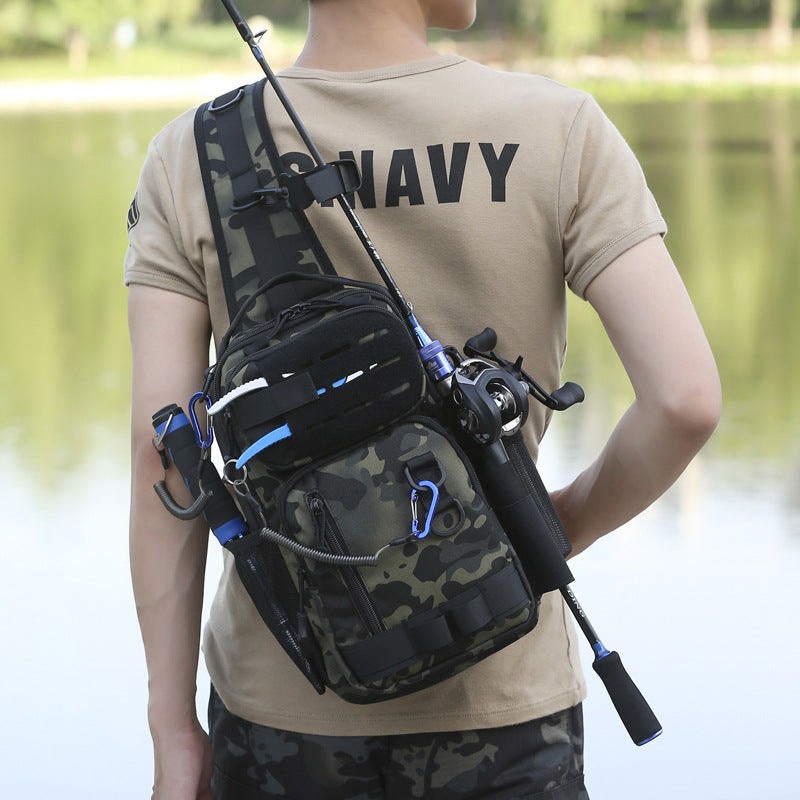 Men's Lure Fashion Single Pole Fishing Large Backpacks