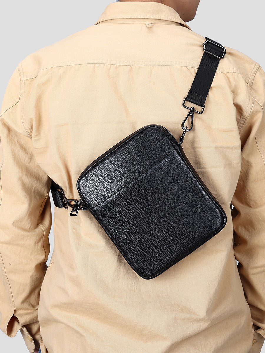 Men's Leather High-grade First Layer Cowhide Business Bags