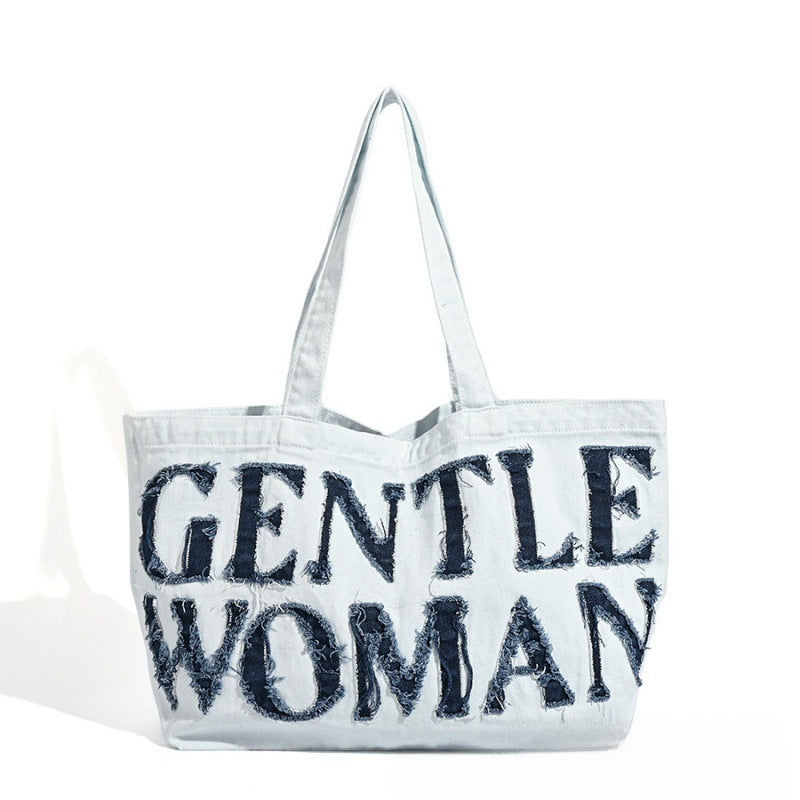Women's Thai Fashion Large Capacity Canvas Artistic Retro Underarm Bag