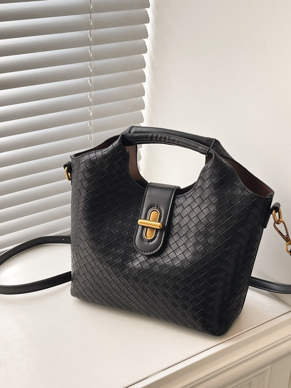 Women's Light Luxury Large Capacity Woven Niche Women's Handbag
