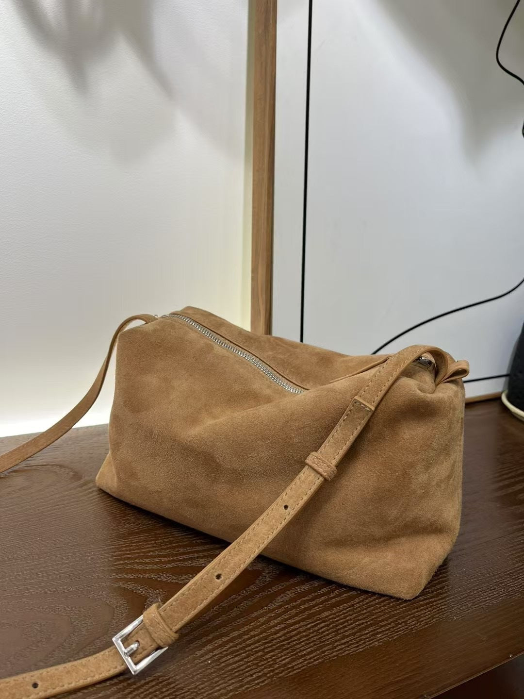 Simple Sheepskin Veet Pillow Genuine Leather Bags