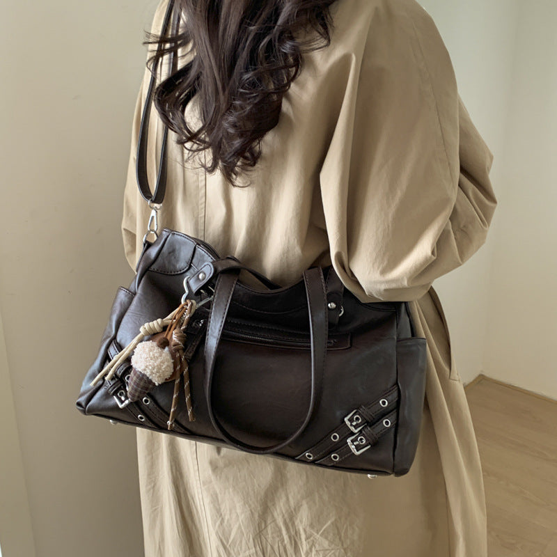 Retro Underarm Large Capacity Female Trendy Western Women's Shoulder Bag