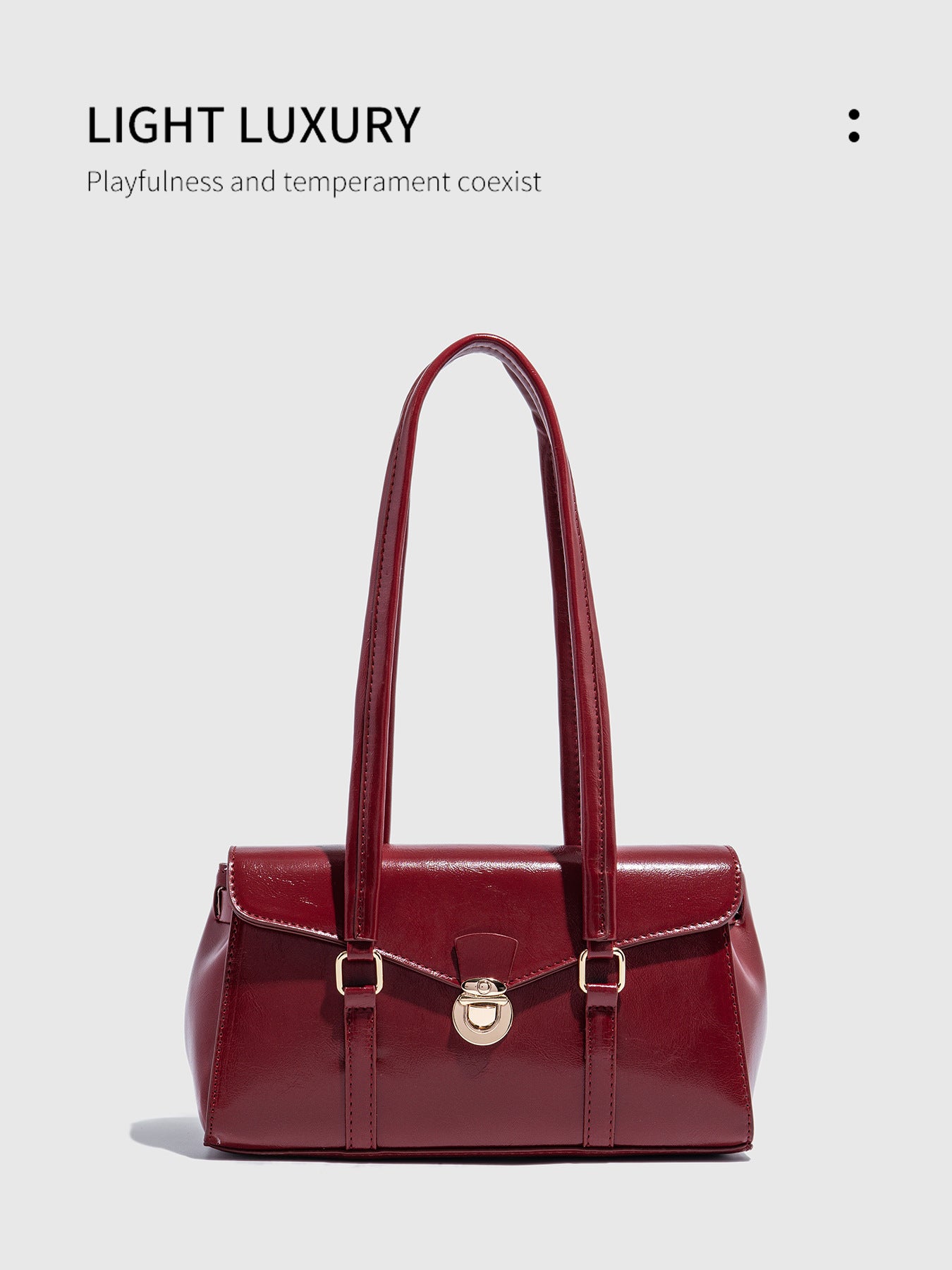 Women's Special Interest Light Luxury High-grade French Retro Underarm Bag