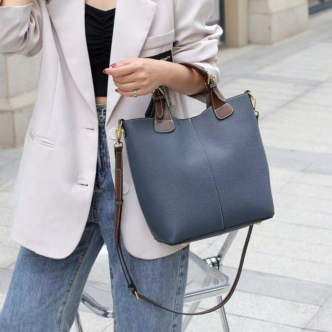 Women's Top Layer Cowhide High-grade Large Capacity Bags