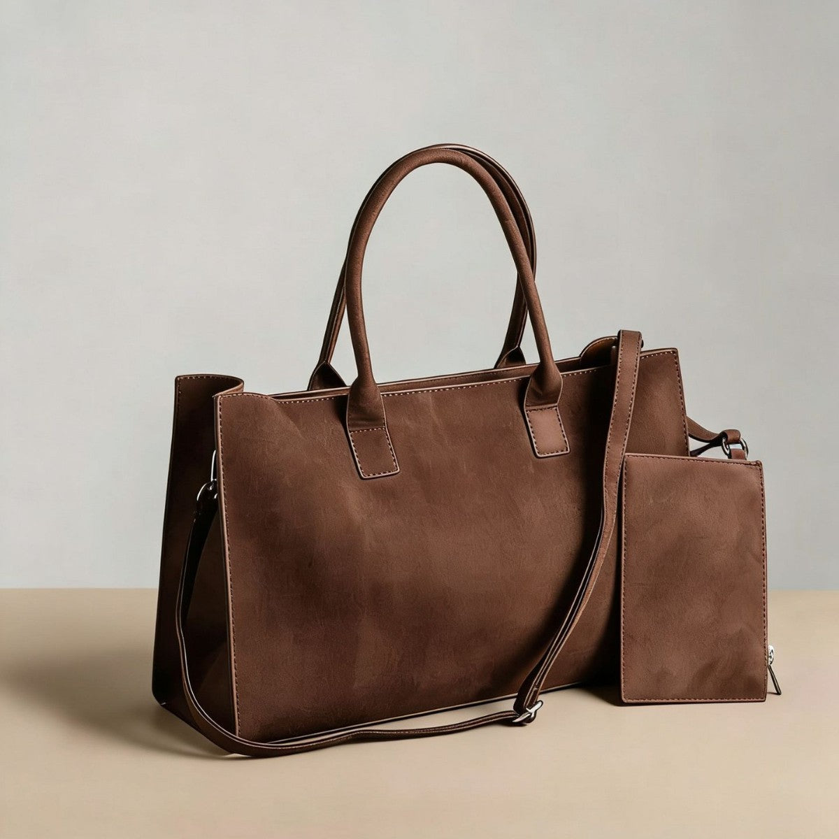 Women's Frosted Large Capacity Simple Commuter High Sense Women's Shoulder Bag