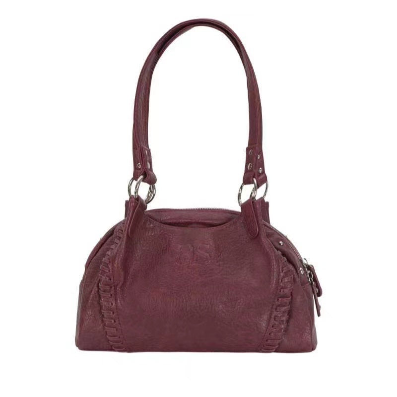 Fashion Hobo Leather Motorcycle Large Capacity Bags