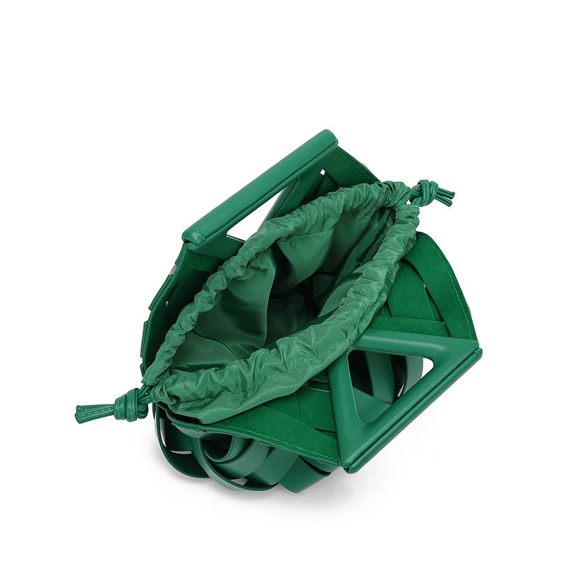 Women's Inverted Triangle Knitting Large Capacity Combination Women's Handbag