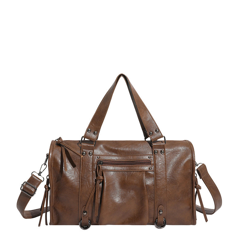 Large Capacity Commuter Female Winter Personality Trendy Tote Bag