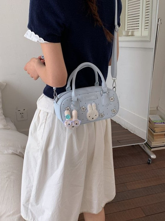 Women's Cartoon Mickey Rabbit Cute Polka Dot Flower Bags
