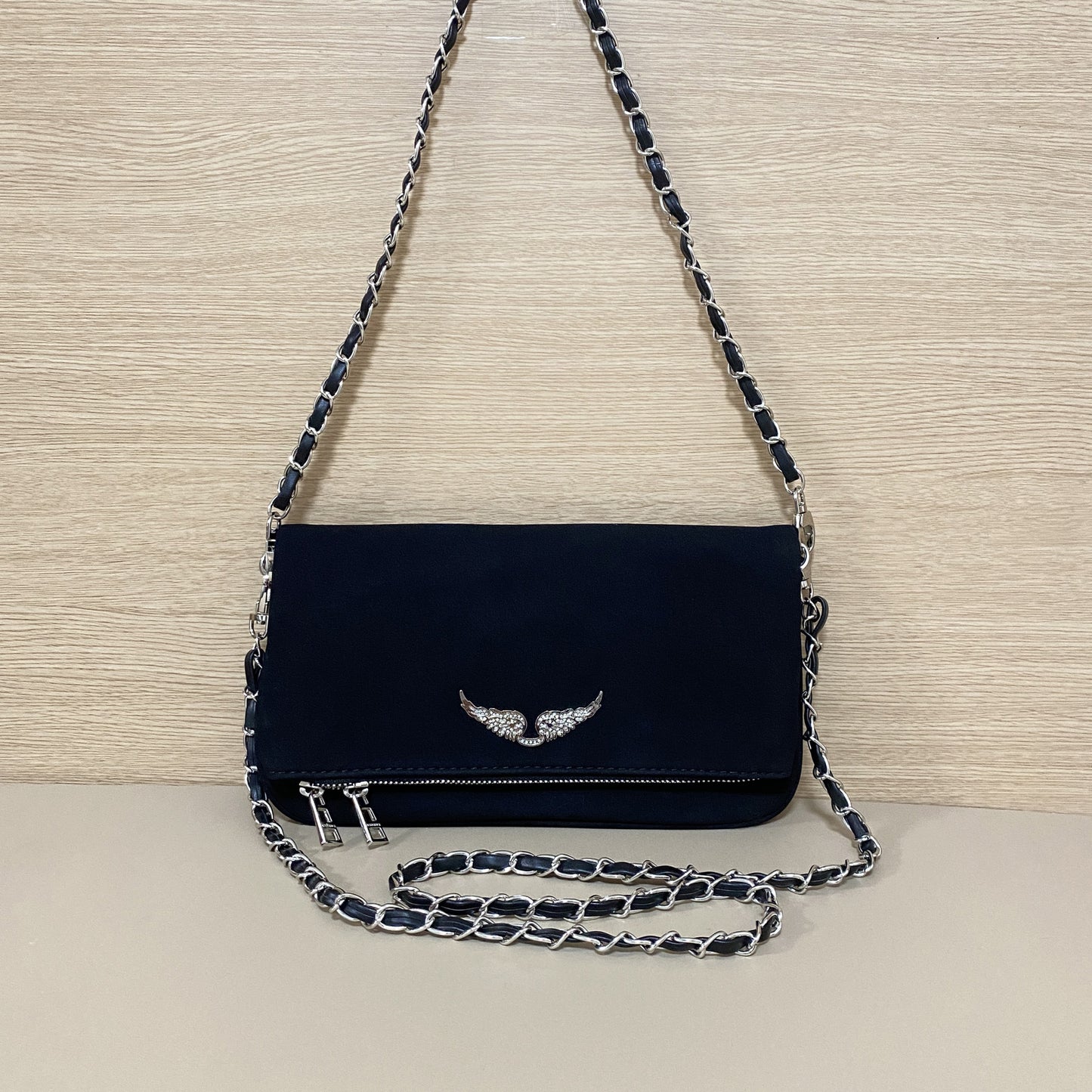 Women's Fashion Black Vintage Luxury Design Women's Messenger Bag