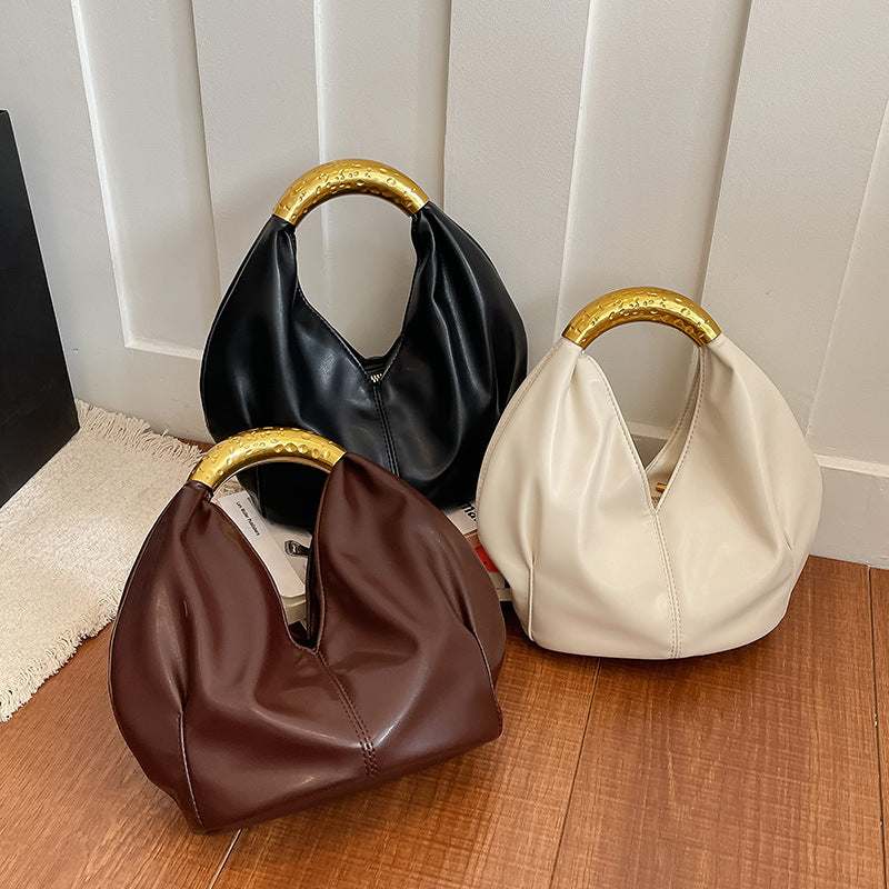 Women's Fashionable Minority Simple Advanced Metal Women's Handbag