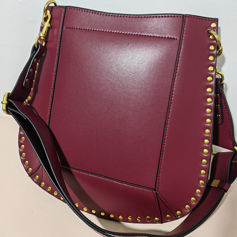Innovative Moon Classic Rivet Fashion Retro Women's Shoulder Bag