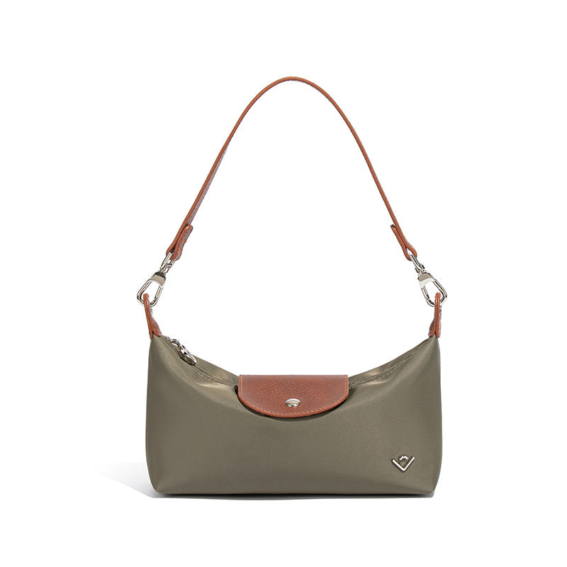 Women's Nylon Oxford Cloth Dumpling Making Fashion Simple Baguette Underarm Women's Shoulder Bag