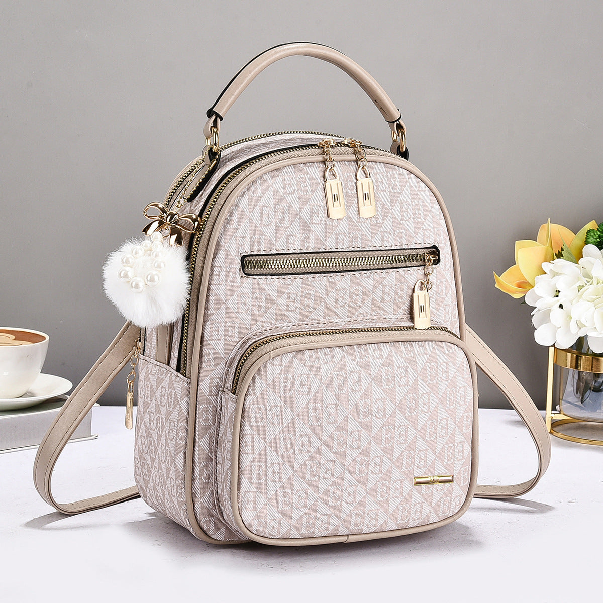 New Slouchy Women's Fashion Printed Spring Backpacks
