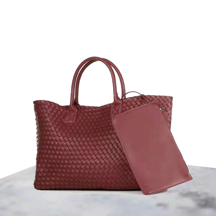 Imitation Sheepskin Beach Large Capacity On One Fashion Women's Handbag