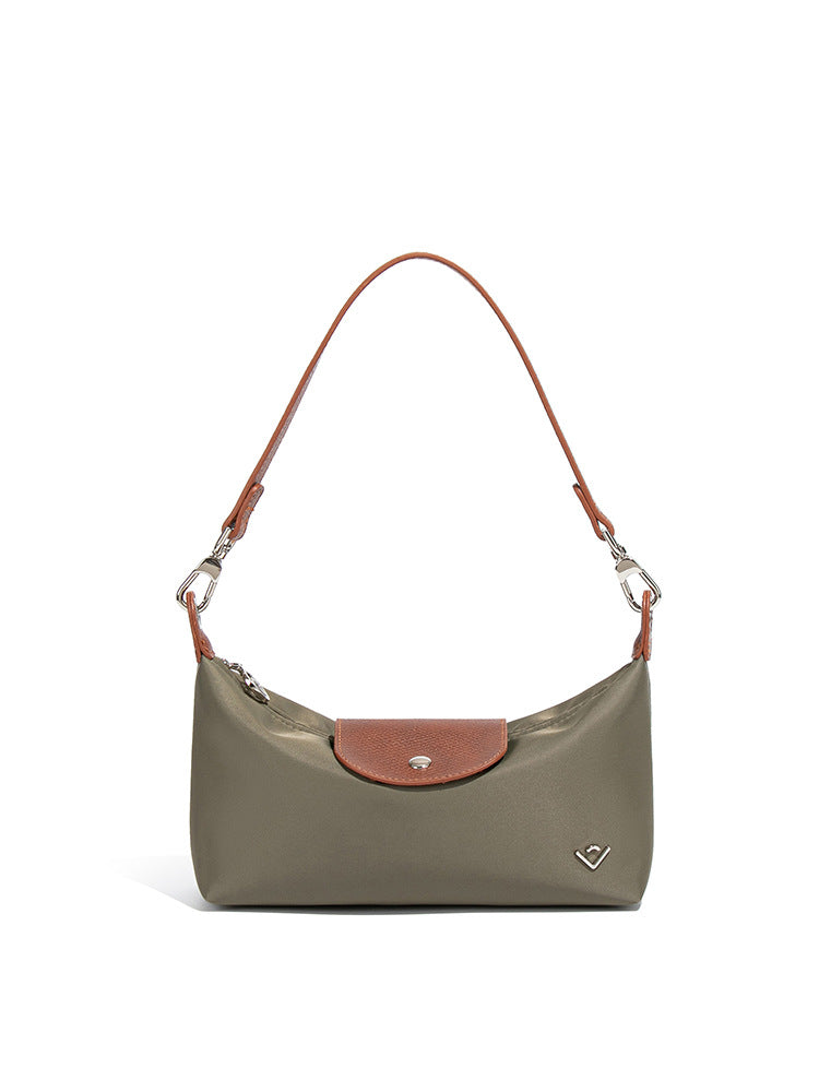 Women's Nylon Oxford Cloth Dumpling Making Fashion Simple Baguette Underarm Women's Shoulder Bag