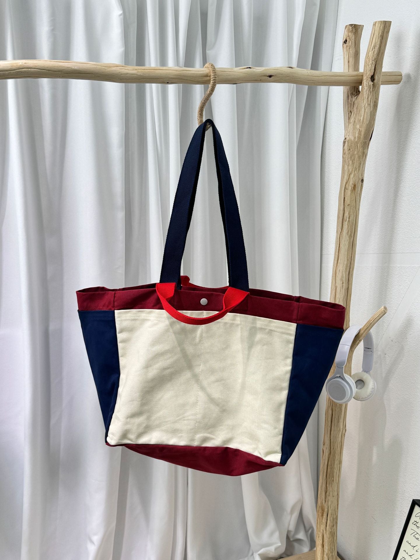 Women's Matching Canvas Large Capacity Commuter Fashion Mummy Fitness Women's Shoulder Bag